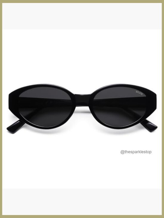 Retro Oval Polarized Sunglasses with Cat Eye Design UV400 Protection main image 6